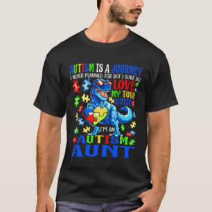 T-shirt Autisme Tante Voyage Citation Sensibilisation sur 