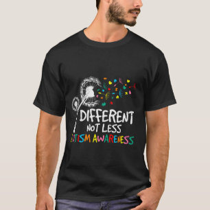 T-shirt Autiste DIFFÉRENT PAS MOINS AUTISME Drôle de Pisse