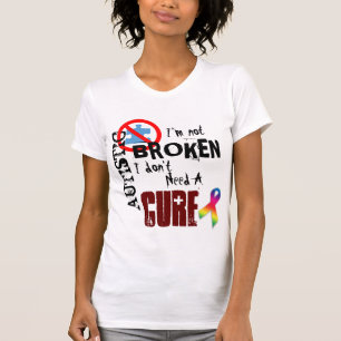 T-shirt Autiste, non cassé