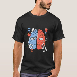 T-shirt Autiste & TDAH Autisme Hyperactivité Neurodiversit