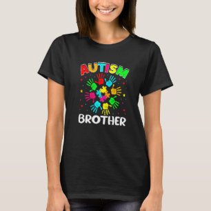 T-shirt Autistic Brother Puzzle Soutien Famille Autisme Aw