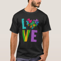 Autistic Kids Puzzle Pièces Heart Love Autism Awar