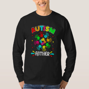 T-shirt Autistic Père Puzzle Soutien Famille Autisme Aware