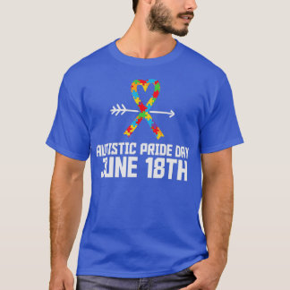 T-shirt Autistic Pride Day 18 juin Funny Autism Cadeau