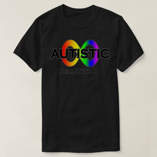 T-shirt Autistic Traite Avec It Neurodiversity (Design devant)