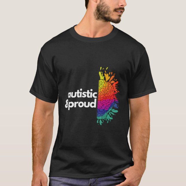 T-shirt Autistique Et Fière 2 0 (Devant)