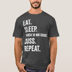 T-shirt Auto Mécanique Funny Garage Fixer s Mécanique 10 m