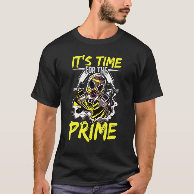 T-shirt Auto peinture de voiture pistolet de peinture (Devant)
