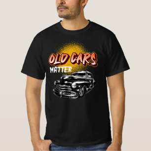 T-shirt Auto Vieux Voitures Matière Amusante Faible Rider
