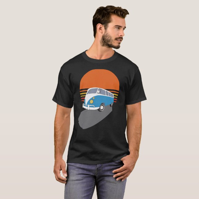 T-shirt Autobus d'horizon (Devant entier)