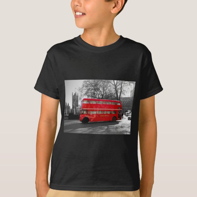 T-shirt Autobus rouge de Londres Routemaster (Devant)