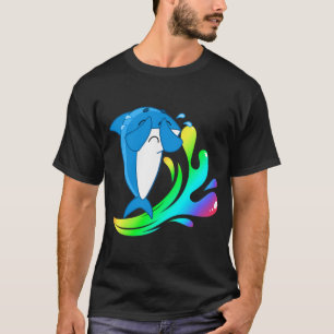 T-shirt autocollant baleine iconique