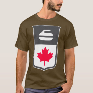T-shirt Autocollant Canada Curling2