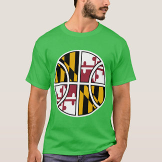 T-shirt Autocollant de basketball du Maryland