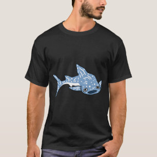 T-shirt Autocollant de requin baleine souriant heureux mig