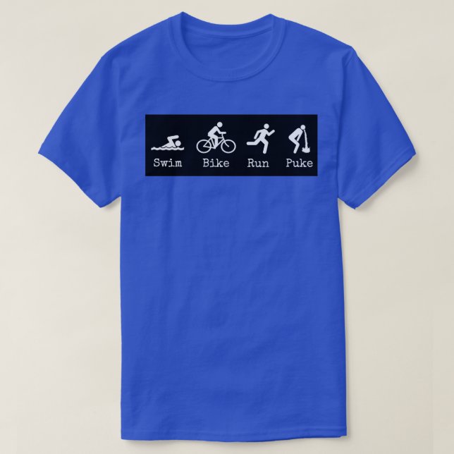 T-shirt Autocollant de triathlon 2 (Design devant)
