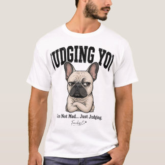T-shirt Autocollant drôle de bouledogue français qui vous