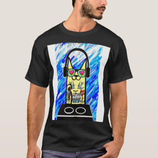 T-shirt Autocollant pour chat d'été par LowEndGraphics 1