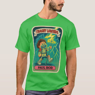 T-shirt Autocollant pour enfant parodie de déchet rétro él