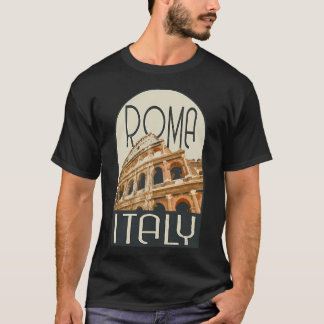 T-shirt Autocollant Roma Italie