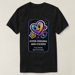 T-shirt Autocollants Mini Personnalisés   Perso