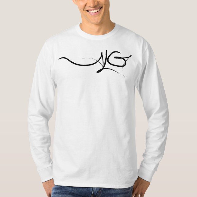 T-SHIRT AUTOGRAPHE D'ALG (Devant)
