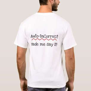 T-shirt Automatique-Correct incorrect de contrôle de