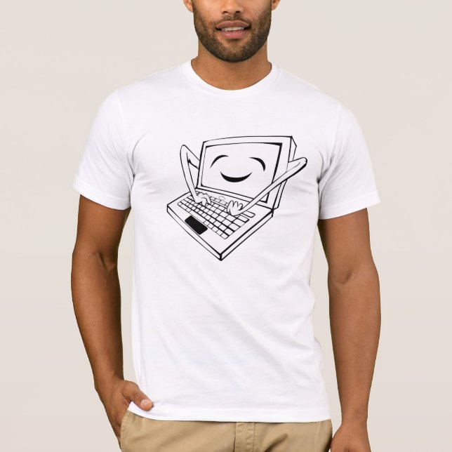 T-shirt automatique-programmeur d'ordinateur (Devant)