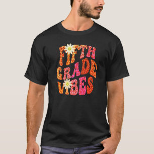 T-shirt Automne AMBIANCE CINQUIÈME PROF Peace Love 5e