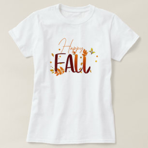 T-shirt Automne/Automne/Feuille