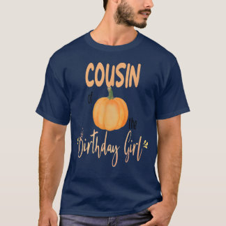 T-shirt Automne Citrouille Anniversaire Correspondante Fêt