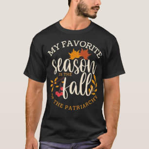 T-shirt Automne drôle Feministe Automne quitte les droits