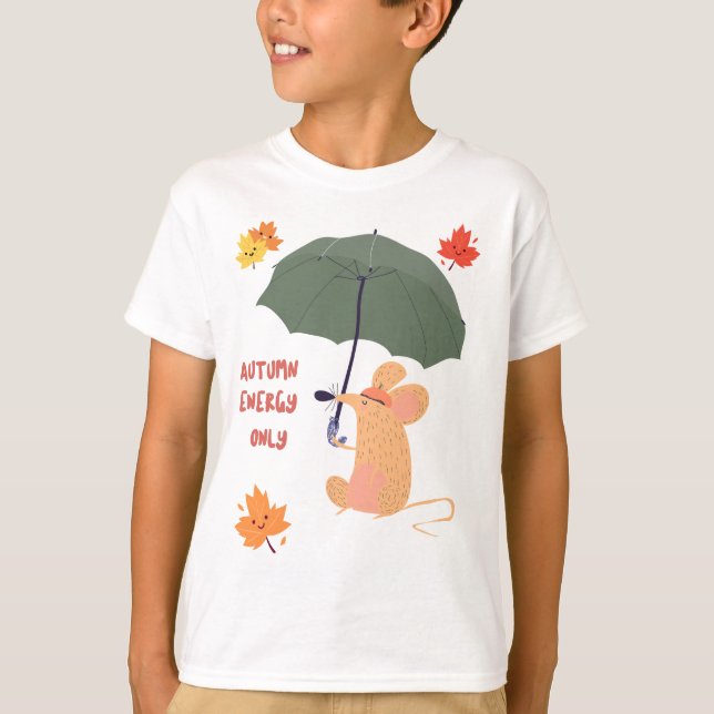 T-shirt Automne Énergie uniquement (Devant)