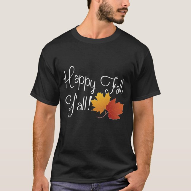 T-shirt Automne heureux vous il est récolte de (Devant)