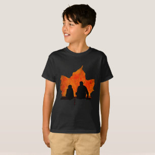 T-SHIRT AUTOMNE LES FEUILLES PÈRE ET FILS