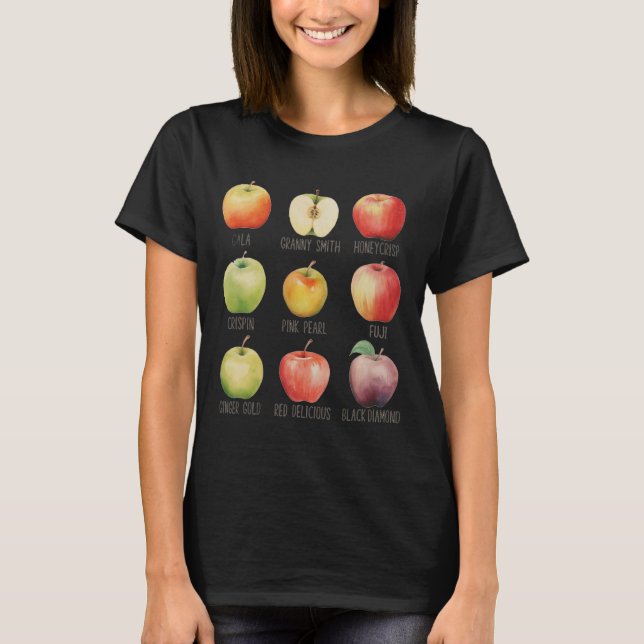 T-shirt Automne Pomme cueillir Apple Orchard Boho Farm Fes (Devant)