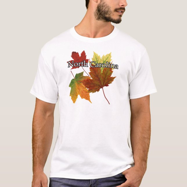 T-SHIRT AUTOMNE QUITTE EN CAROLINE DU NORD (Devant)