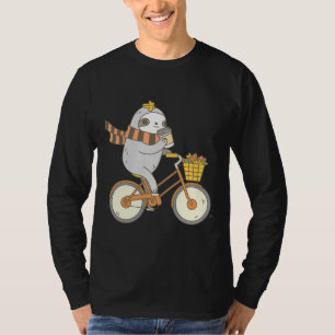 T-shirt Automne Vélo Sloth