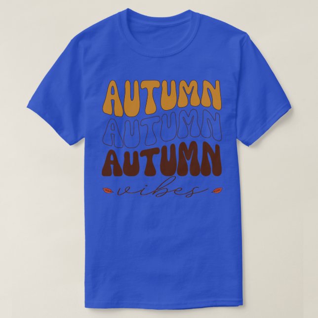 T-shirt automne vibes automne saison (Design devant)