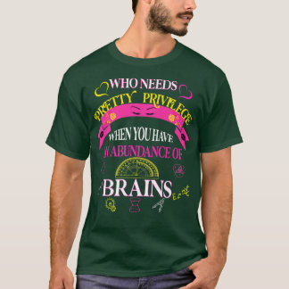 T-shirt Autonomiser les filles féministes ados sciences ma