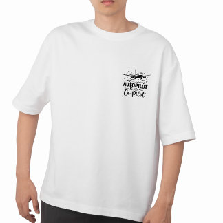 T-shirt Autopilote est mon copilote Tee humour aviation