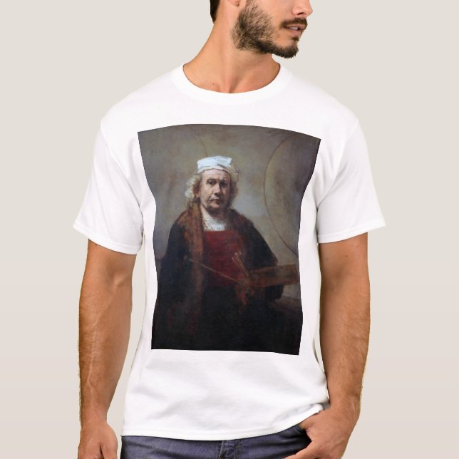 T-shirt Autoportrait à deux cercles, Rembrandt (Devant)