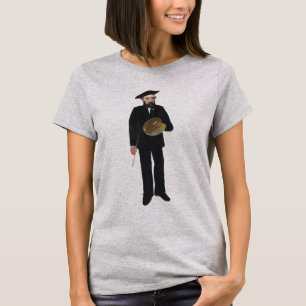 T-shirt Autoportrait en paysage 1890, Henri Rousseau
