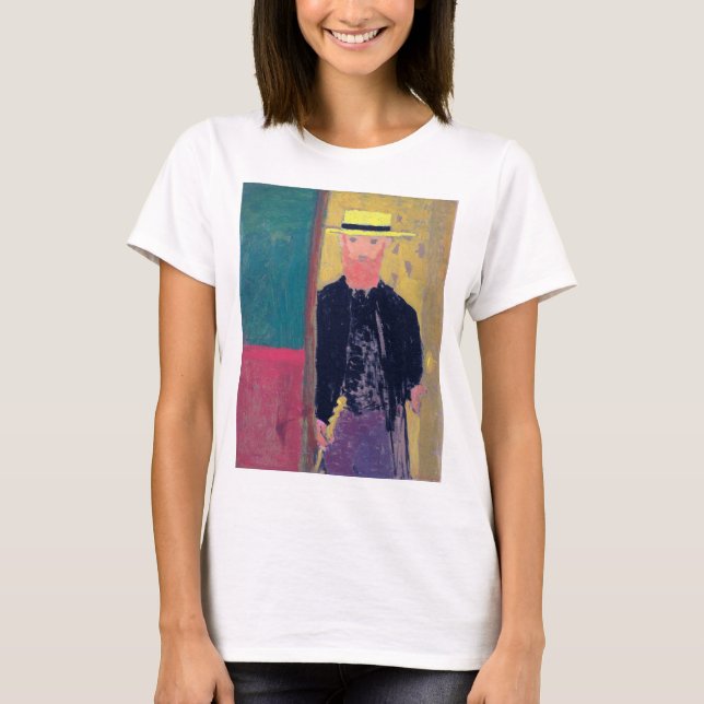 T-shirt Autoportrait (Homme porteur), Edouard Vuillard (Devant)