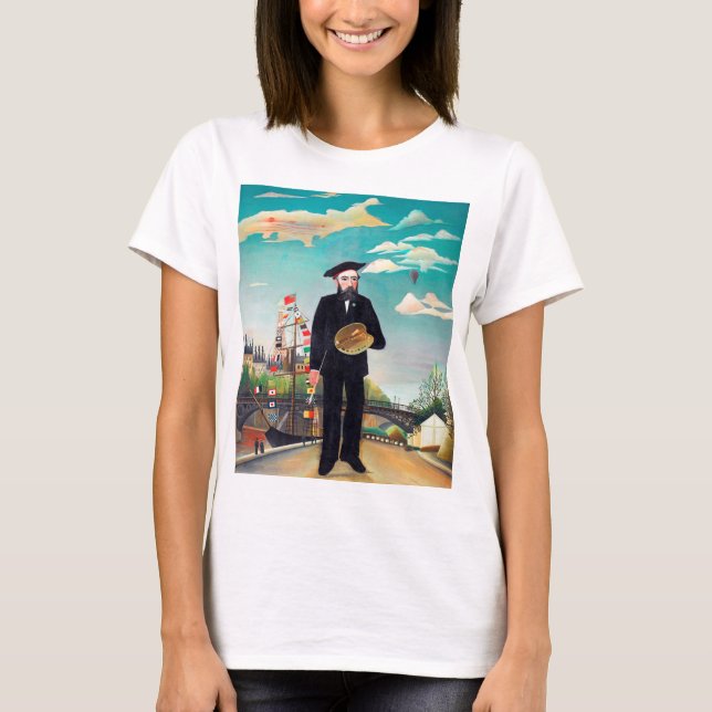 T-shirt Autoportrait, Paysage, Rousseau (Devant)