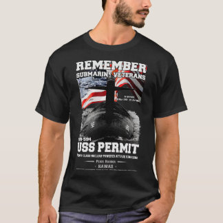 T-shirt Autorisation américaine SSN594 Anciens combattants