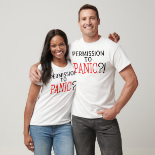 T-shirt AUTORISATION DE PANIQUE aphantasia aphant