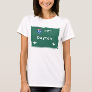 T-shirt Autoroute d'autoroute nationale de Dayton Ohio oh