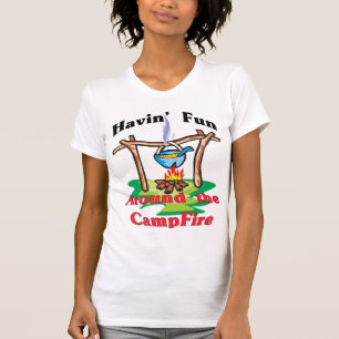 T-shirt Autour du feu de camp