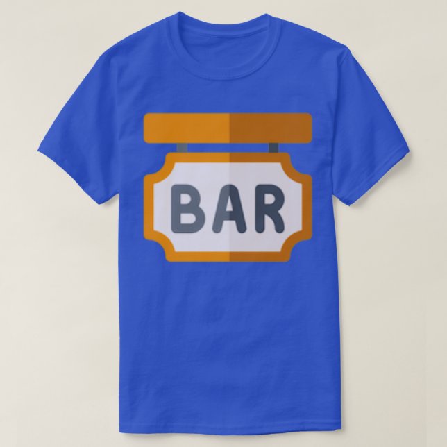 T-shirt Autre panneau à barres (Design devant)